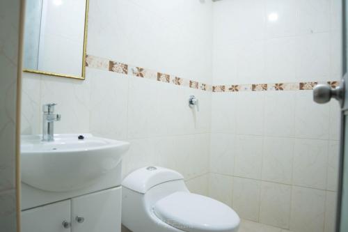 Ένα μπάνιο στο Samaykuy Bed and Breakfast