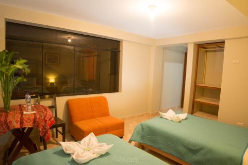 Ένα ή περισσότερα κρεβάτια σε δωμάτιο στο Samaykuy Bed and Breakfast