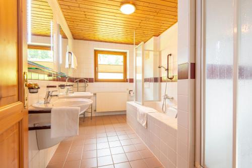 Koupelna v ubytování Villa Erika