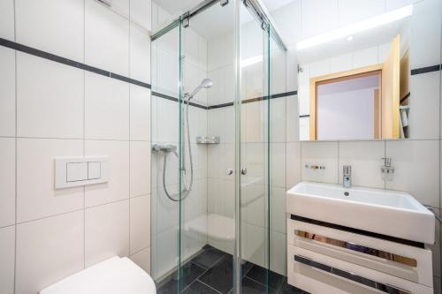 Koupelna v ubytování LAAX Homes - Taviarna Laax 3,6