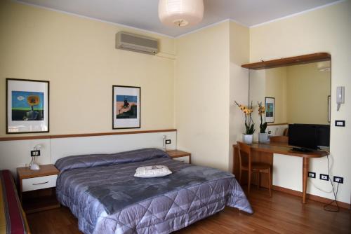Cama o camas de una habitación en Residence Al Bacareto