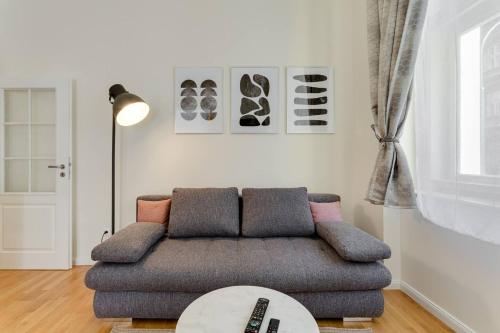Posezení v ubytování New luxury apartment in the centre with Netflix