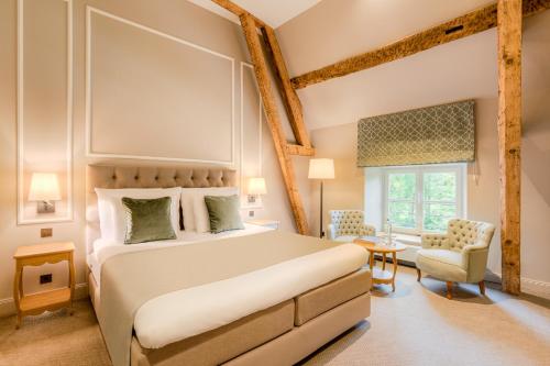 Katil atau katil-katil dalam bilik di Château Wittem