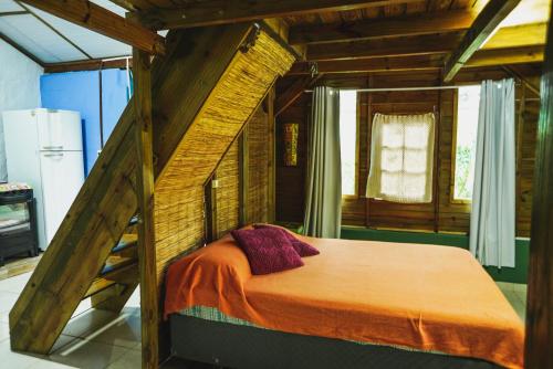 Posteľ alebo postele v izbe v ubytovaní Morada da Hortensia