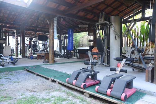 Pusat kecergasan dan/atau kemudahan kecergasan di Pousada O Rancho Alegre