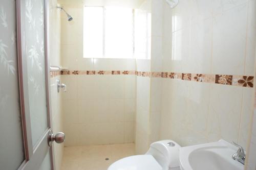 Ένα μπάνιο στο Samaykuy Bed and Breakfast