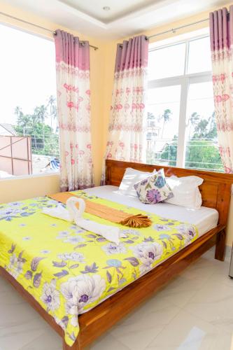 Song Huong Hotel Mui Neにあるベッド