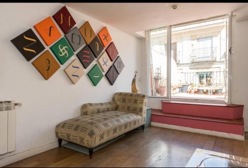 Et opholdsområde på Romantic Central Terrace