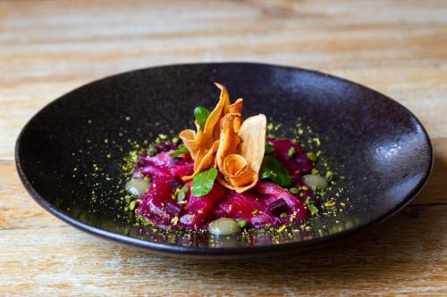 Food at or somewhere near the hotel 