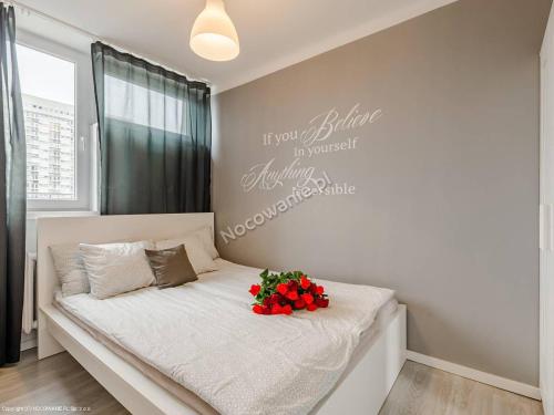Posteľ alebo postele v izbe v ubytovaní Apartment Oscar