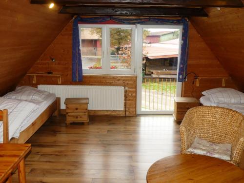 Katil atau katil-katil dalam bilik di Ferienhof-Störwiese