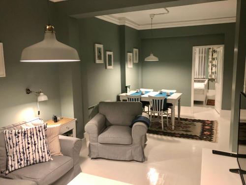 A seating area at Mehmet Bey Suites