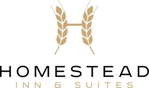a logo for homesaced in and suites at Homestead Inn & Suites in Vanderhoof