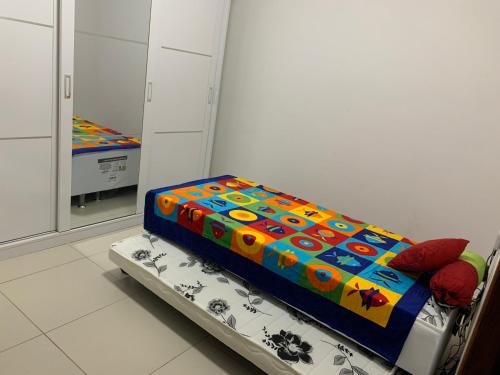 Postel nebo postele na pokoji v ubytování Apê de Mainha