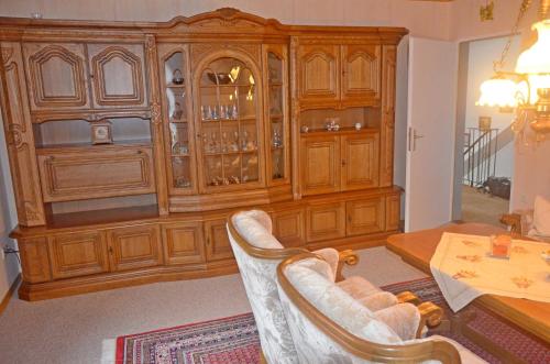 Гостиная зона в Ferienwohnung Kleinhaus, 95008
