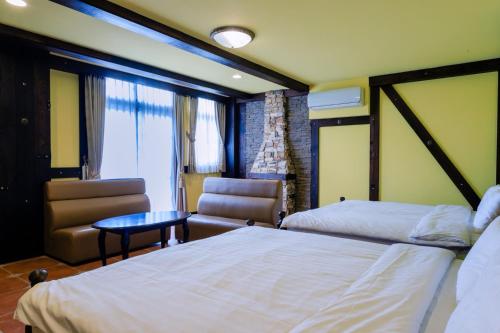 Cama o camas de una habitación en Brest Bed & Breakfast