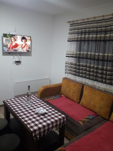 Χώρος καθιστικού στο Apartmani Nikola u vili Semeteš