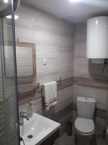 Ένα μπάνιο στο Apartmani Nikola u vili Semeteš