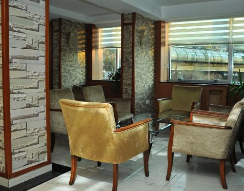 Area soggiorno di Lion City Hotel Ankara