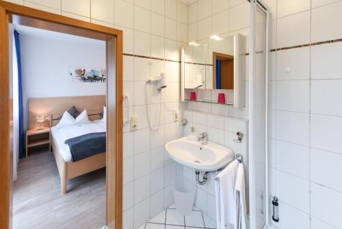 Koupelna v ubytování Gasthof Kolb