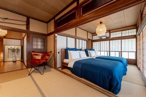 Posteľ alebo postele v izbe v ubytovaní Oyado Ryu / Vacation STAY 54218