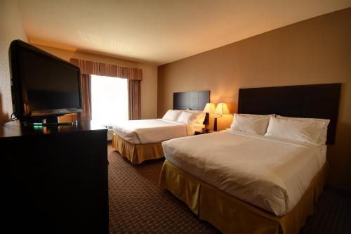 Кровать или кровати в номере Holiday Inn Express & Suites Del Rio, an IHG Hotel