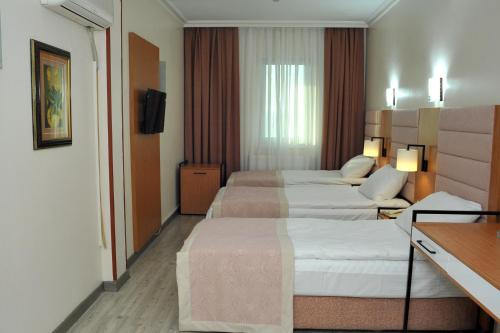 Letto o letti in una camera di Lion City Hotel Ankara