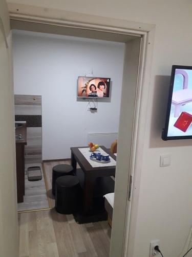 Μια τηλεόραση ή/και κέντρο ψυχαγωγίας στο Apartmani Nikola u vili Semeteš
