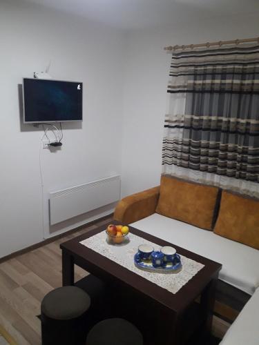Μια τηλεόραση ή/και κέντρο ψυχαγωγίας στο Apartmani Nikola u vili Semeteš