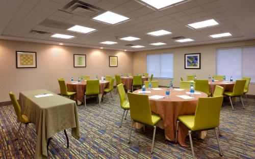 a conference room with tables and chairs in it at Holiday Inn Express El Paso I-10 East by IHG in El Paso