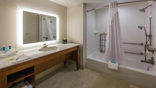 Phòng tắm tại Holiday Inn Express Gatlinburg Downtown, an IHG Hotel