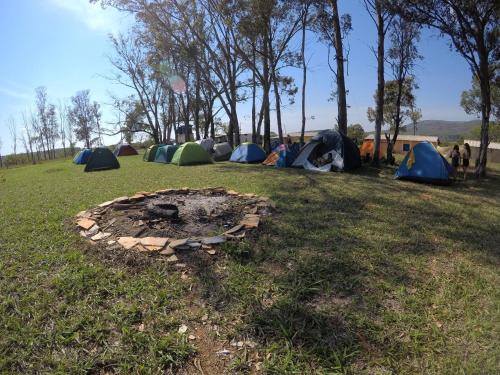 Un jardín fuera de Camping do Tamanduá