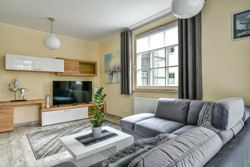 Kuchyňa alebo kuchynka v ubytovaní Małe Orłowo LTC - Apartments