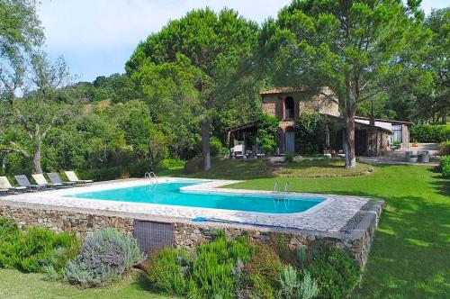 Bazén v ubytování Il Falco - Rustico-Villa mit privatem Pool in Alleinlage nebo v jeho okolí