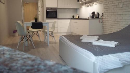 Kjøkken eller kjøkkenkrok på ActivTower Apartament
