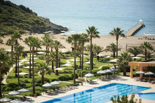 a view of the beach from the resort at ROBINSON SARIGERME PARK - All Inclusive in Dalaman