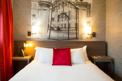Postel nebo postele na pokoji v ubytování Aparthotel Adagio Basel City