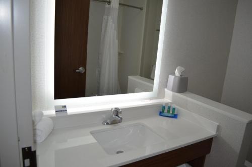 Bilik mandi di Holiday Inn Express & Suites - Charlotte NE - University Area, an IHG Hotel