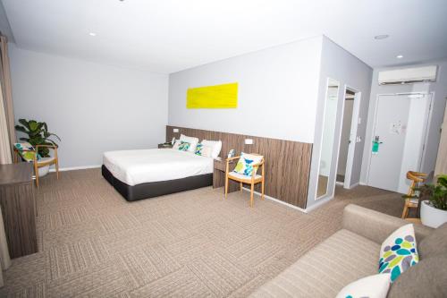 Ibis Styles The Entranceにあるベッド
