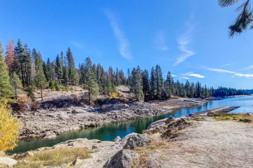 a river with trees on the side of it at The Limit in Dora Belle