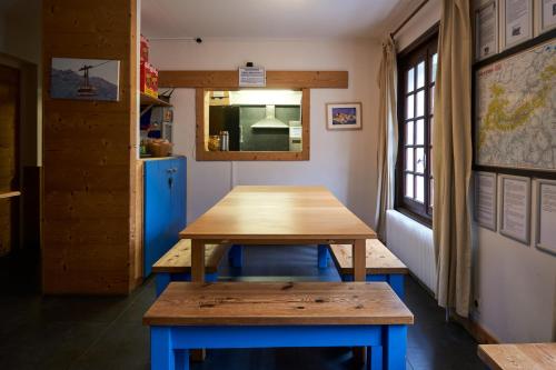 Kuchyň nebo kuchyňský kout v ubytování Chamonix Lodge