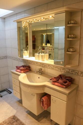 Ένα μπάνιο στο Appartment Moosbrugger
