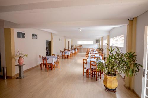 Restaurace v ubytování Pousada Recanto das Caldas
