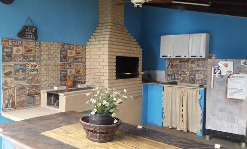 Kuchyň nebo kuchyňský kout v ubytování CASA DE CAMPO PATRIMÔNIO