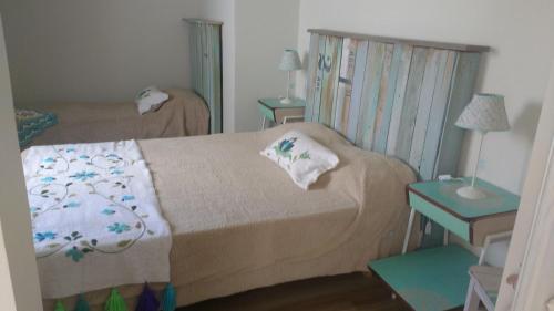 Ένα ή περισσότερα κρεβάτια σε δωμάτιο στο las marias