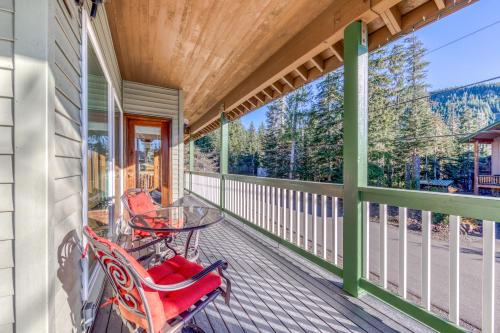 Μπαλκόνι ή βεράντα στο Multorpor Ski Lodge