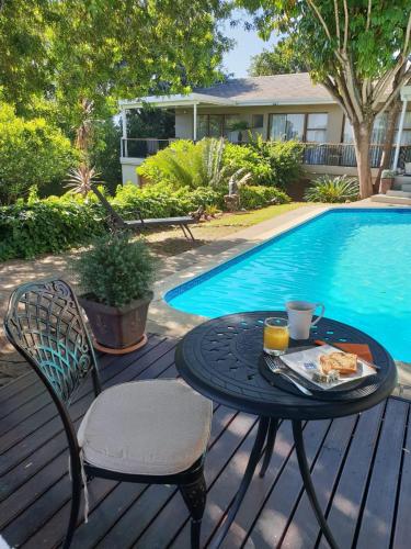 Πισίνα στο ή κοντά στο De Wingerd Wijnland Lodge