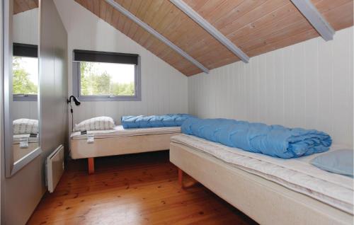 Katil atau katil-katil dalam bilik di Gorgeous Home In Rrvig With Private Swimming Pool, Can Be Inside Or Outside