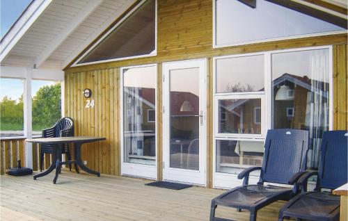 Un balcón o terraza de Skærbæk Fritidscenter