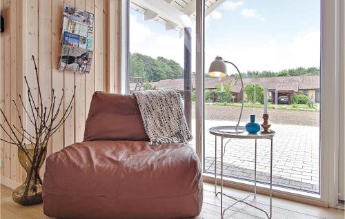 Χώρος καθιστικού στο Holiday Home Kronens Have Tranekær Denm